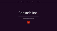 Desktop Screenshot of constele.com